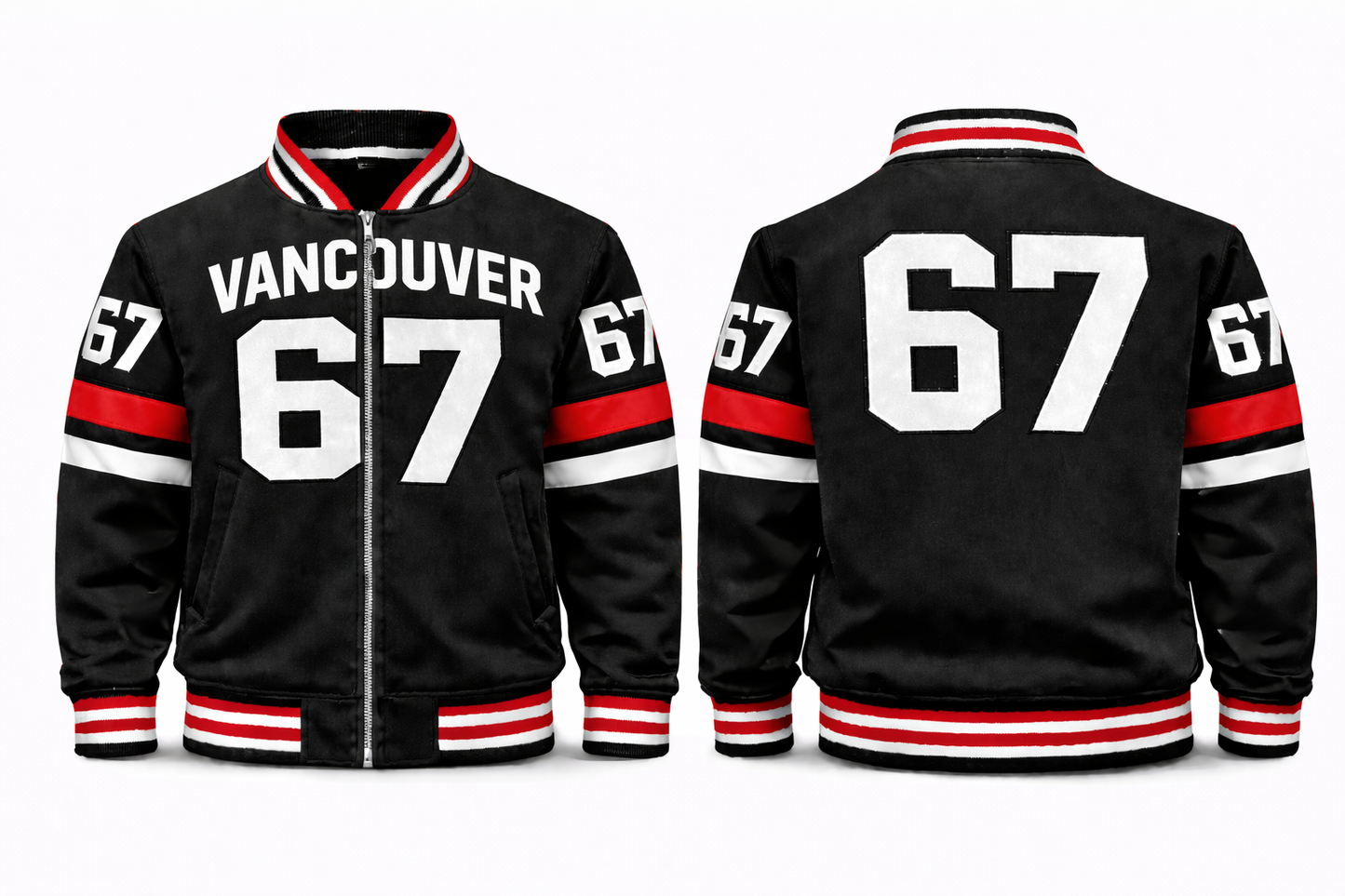 Vancouver Varsity Jacket Design No. 8012