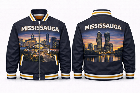Mississauga City Scapes Varsity Jacket Design No. 7011